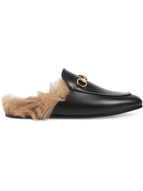 gucci princetown mules fur|Gucci mules farfetch.